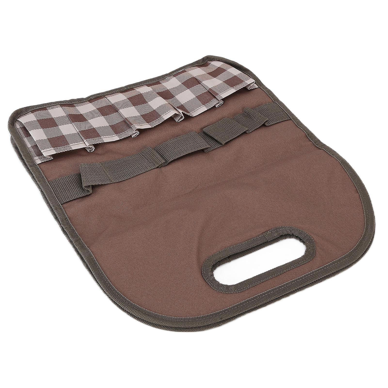 Tool Bag Large Capacity Color Matching Portable Garden Household Woodworking Tool Storage BagCoffee Plaid