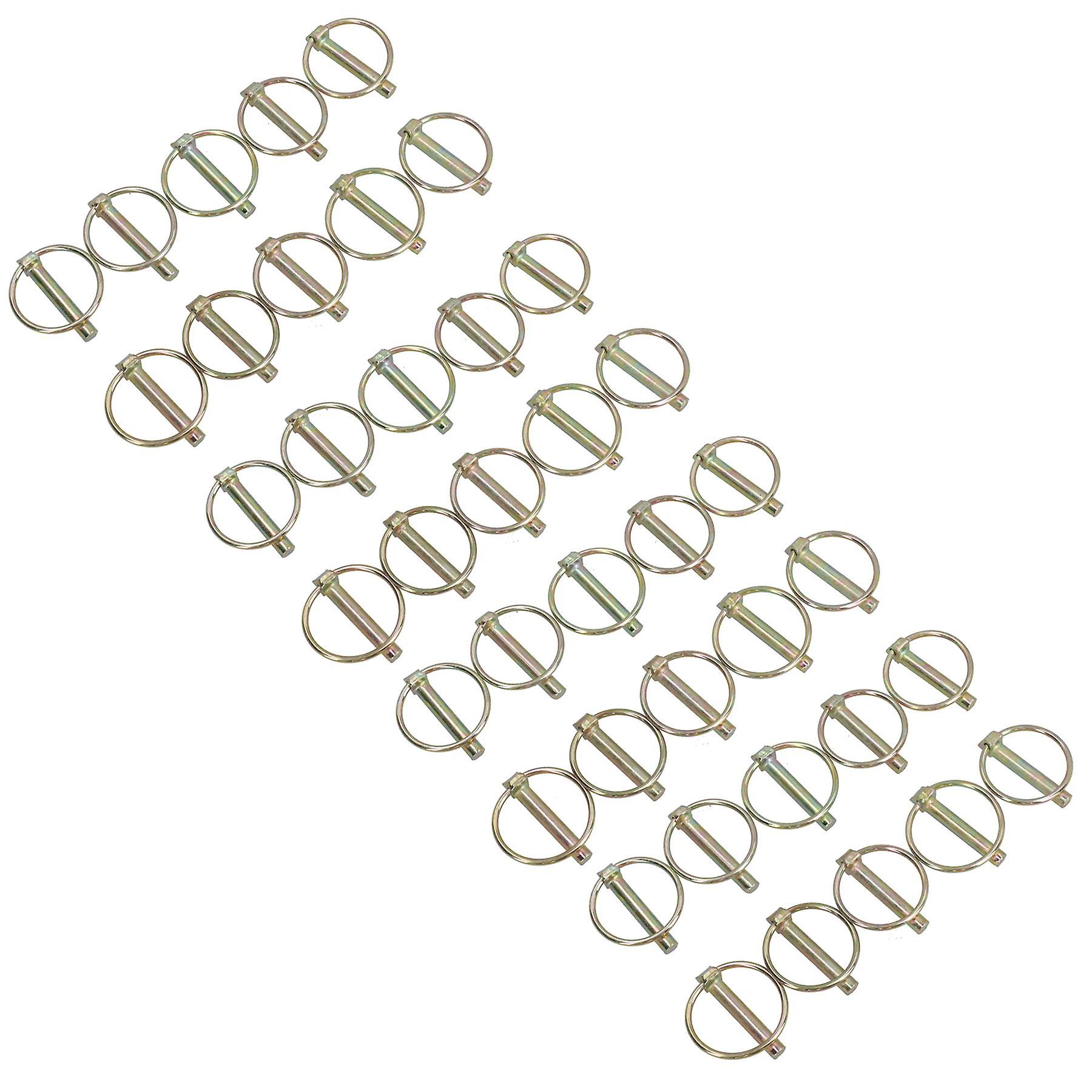 8mm Lynch Pins Clips Fasteners Linkage Locking Pins Tractors Trailers 40pc