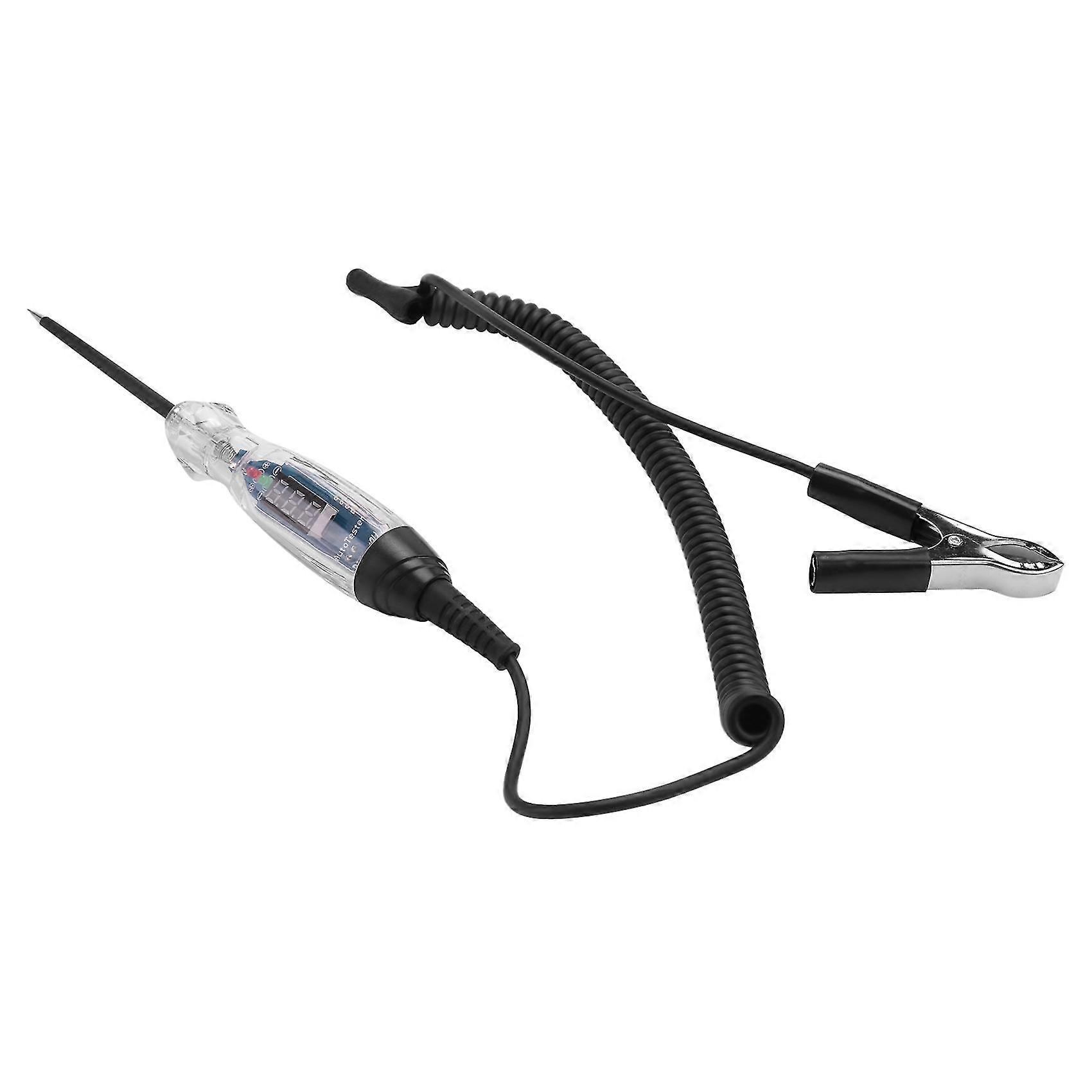 Automotive Test Light 3-60v Dc Digital Led Ciruit Tester Auto Bidirectional Voltage Tester Electric