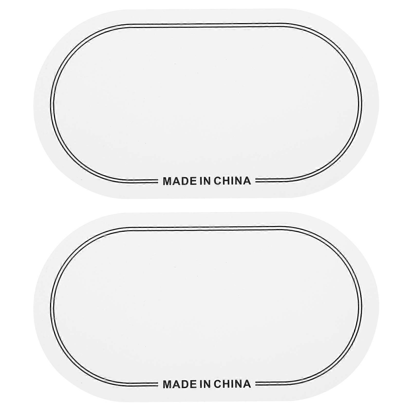 2pcs Pédale Pads Antidérapant Drumhead Patch Protector Kick Drum Pièces de rechange