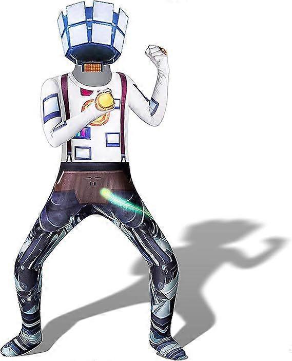 أطفال الأولاد المرحاض تأثيري bodysuit التلفزيون رجل الكاميرا رجل لعبة المرحاض هالوين زي حزب بذلات