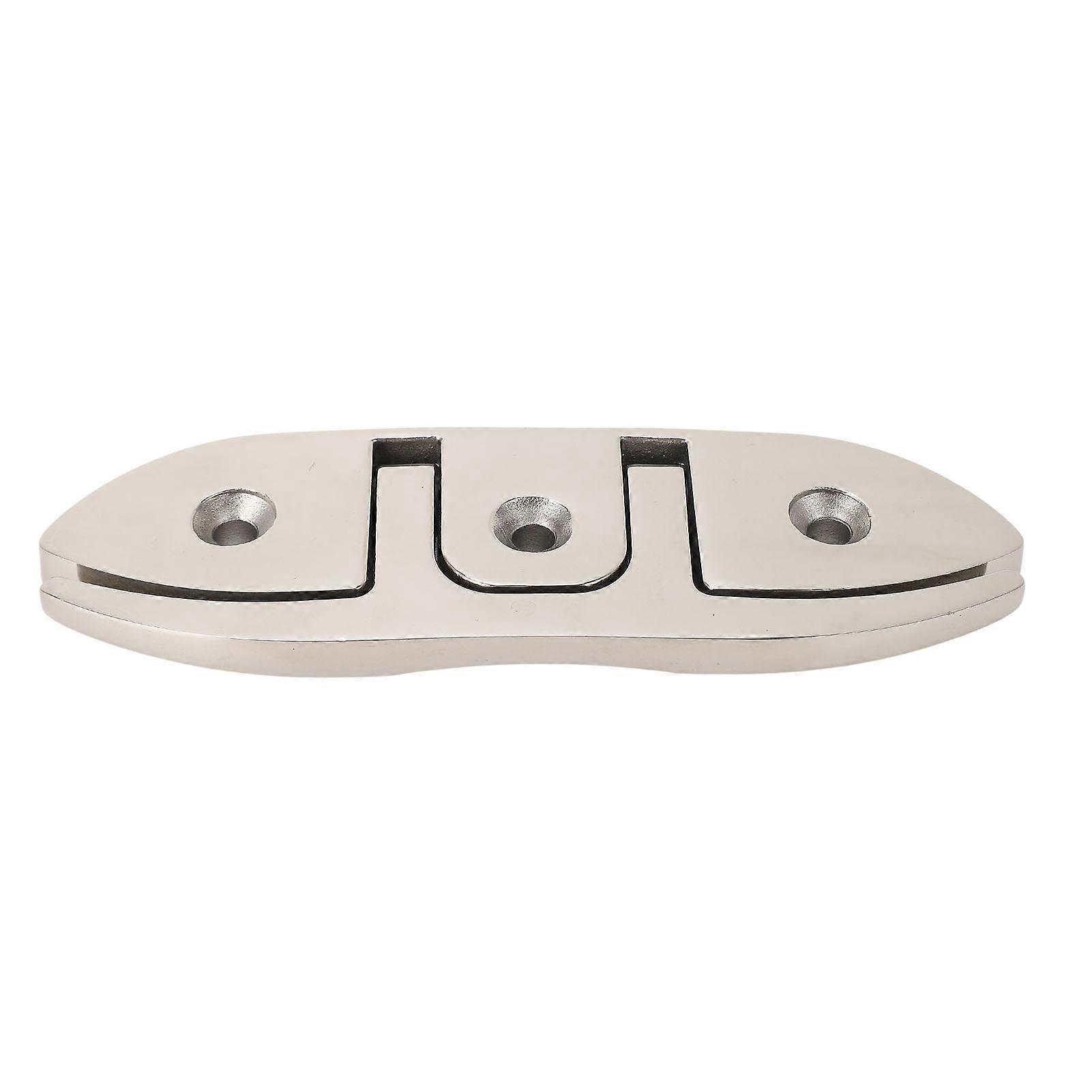 Båd folde klamper 316 rustfrit stål flip up dock cleat foldbar marine dæk reb tilbehør 6 tommer
