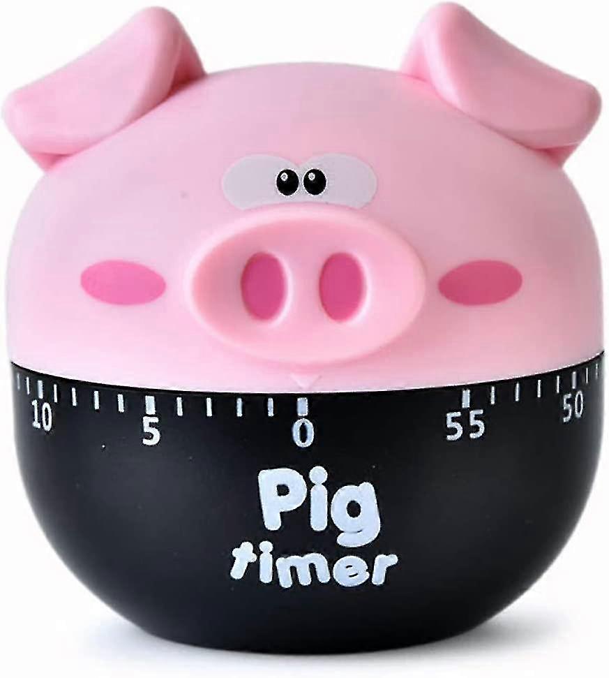 Kitchen Mechanical Timer Pig Shape For Home Baking Yoga