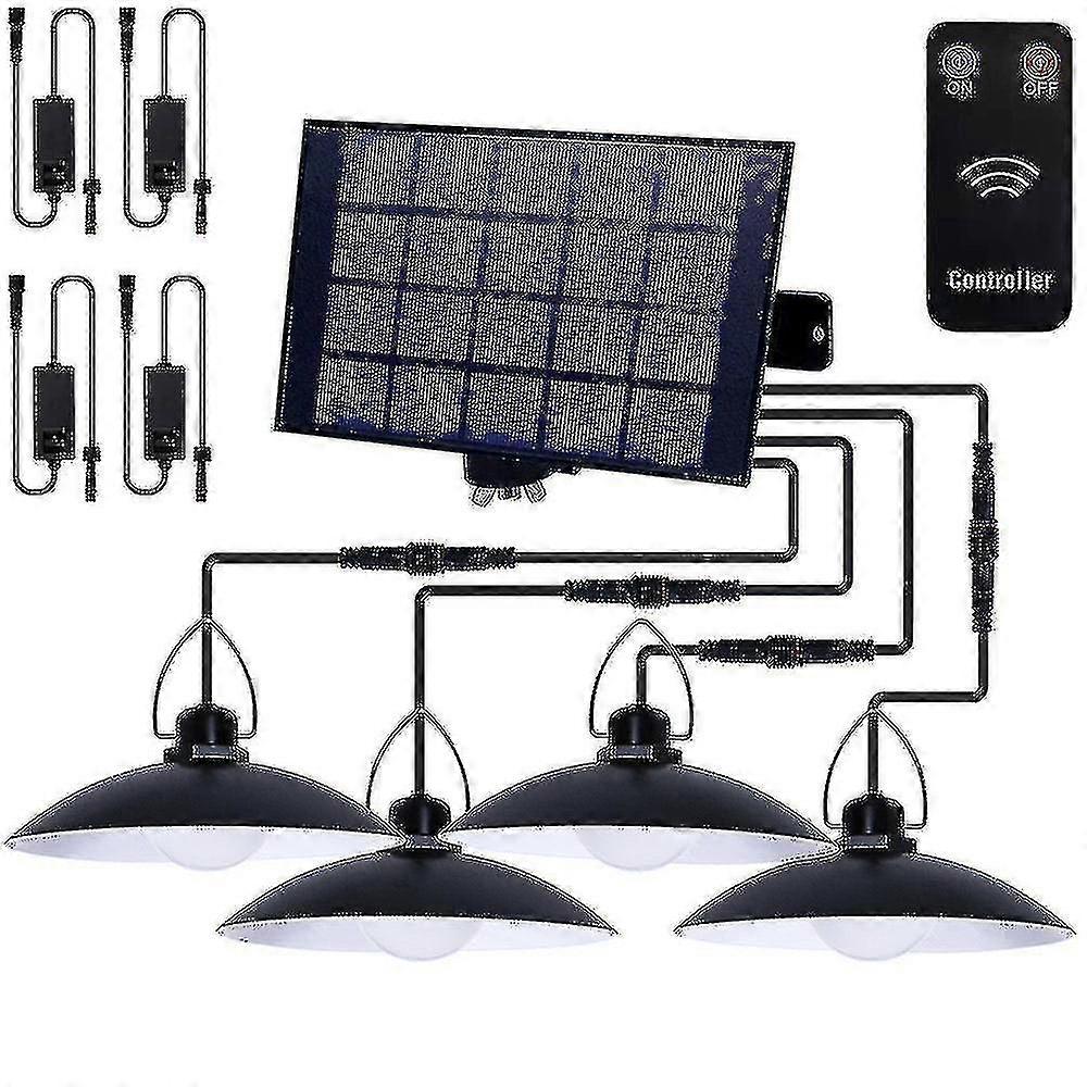 Lampada a sospensione solare lampada a led impermeabile per esterni con telecomando