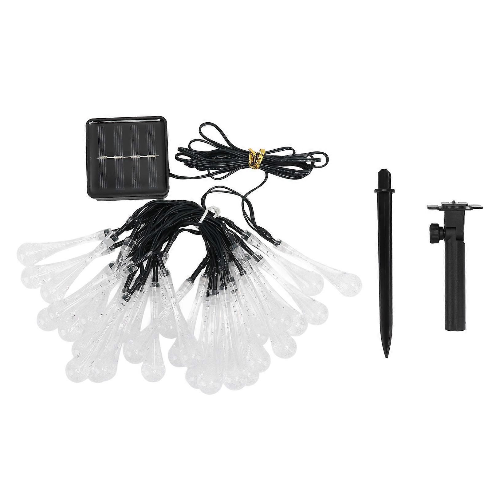 Solar String Lights IP65 Waterproof 2 Light Modes Outdoor String Lights with 30 LED Bulbs for Backyard