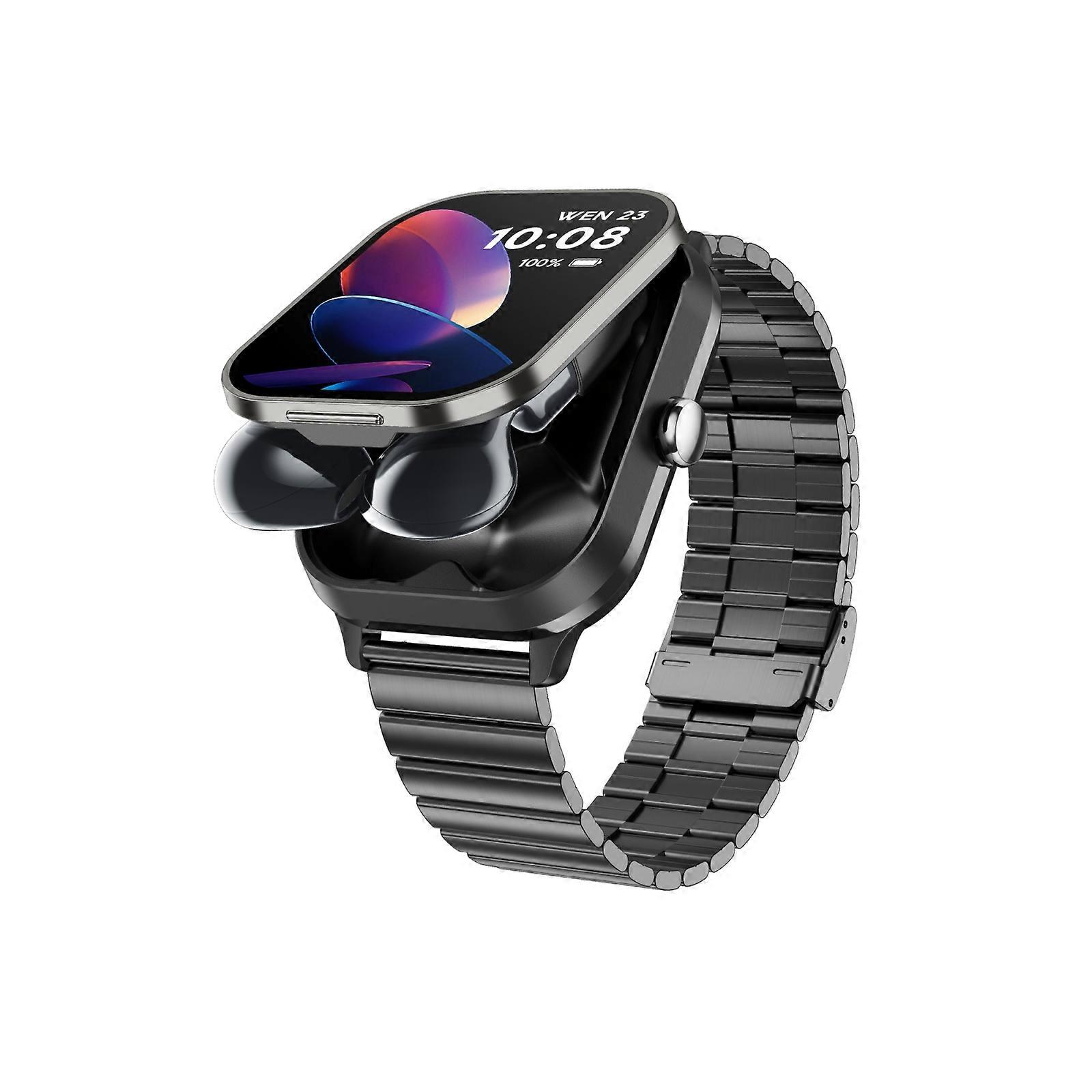Orologio intelligente con auricolari Bluetooth D8 Pro 2 in 1