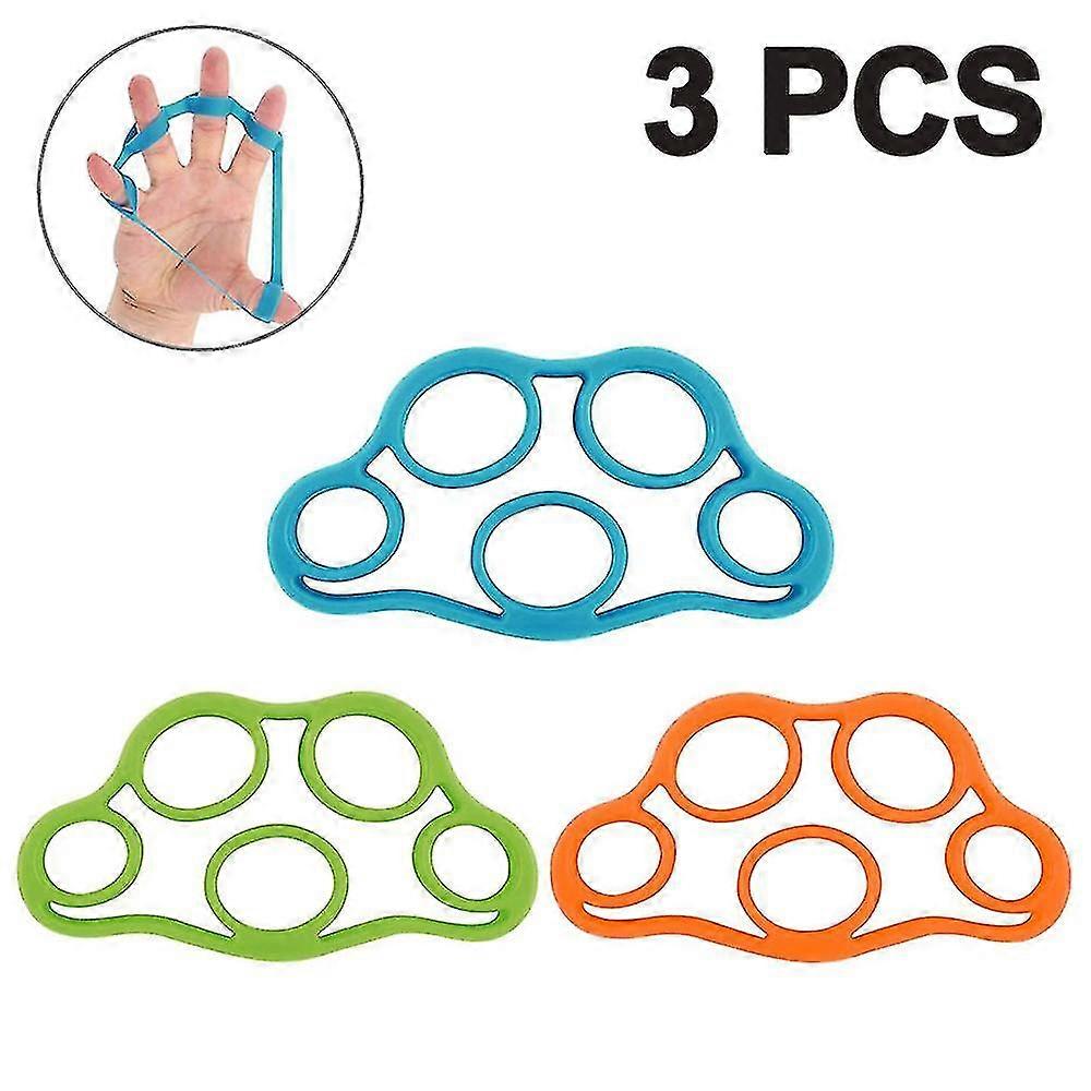 3pcs Finger Resistance Stretching Exerciser Trainer