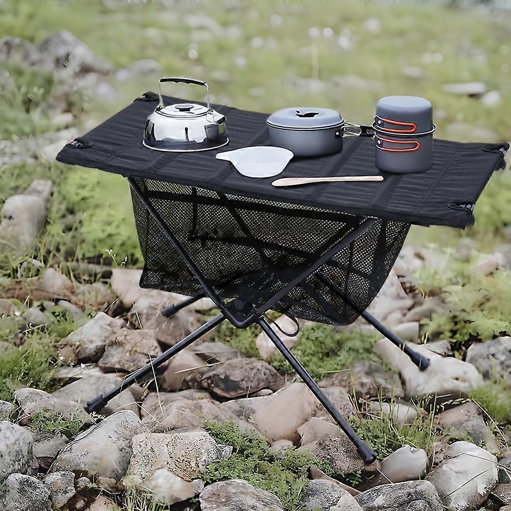 Aluminium Camp Table with Mesh Shelf