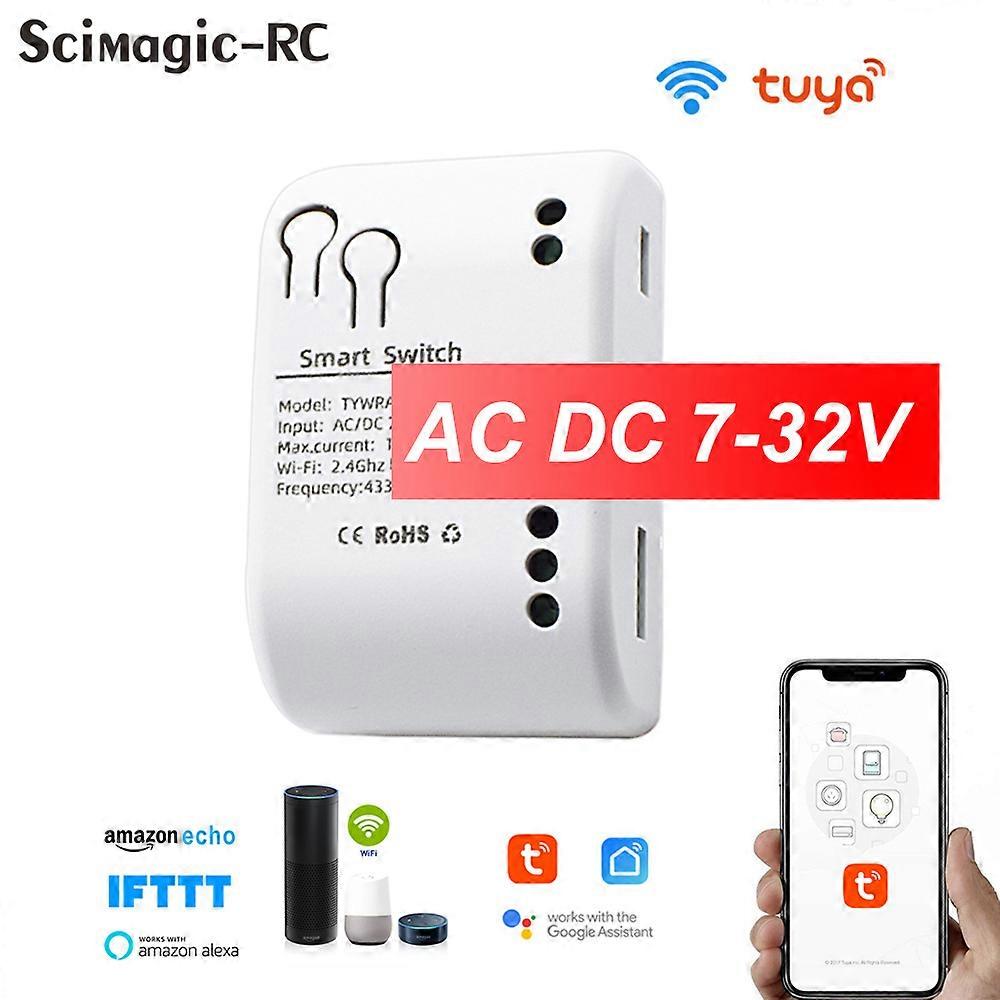 Smart Wifi Lichtschalter Garagentoröffner Controller 1/2/4 Gang RF 433 Modul Tuya App Drahtlose Fernbedienung Arbeit mit Alexa