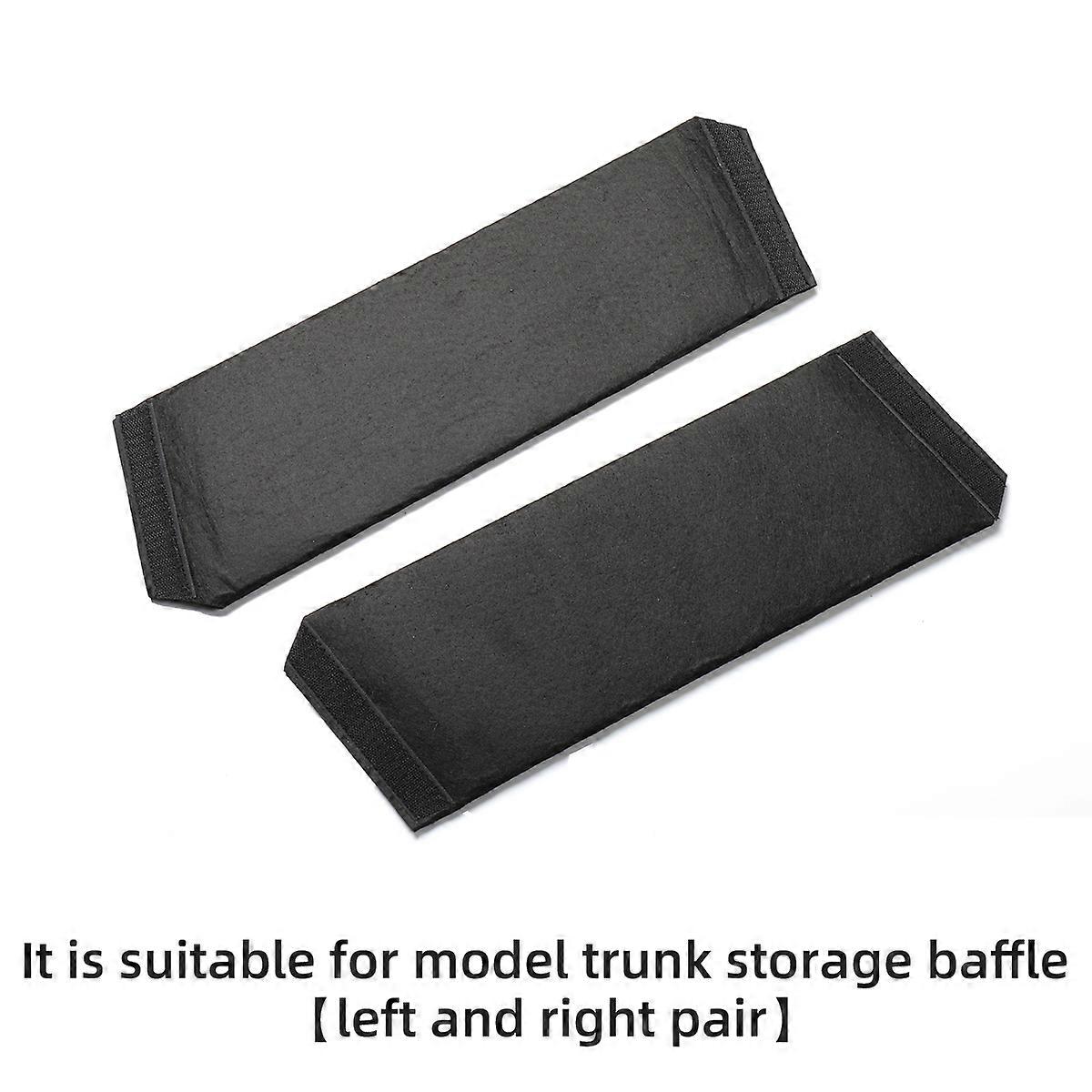 Auto Accessories Interior For Tesla Model Y 2020-2023 Car Back Trunk Left Side Right Side Storage Partition Decoration