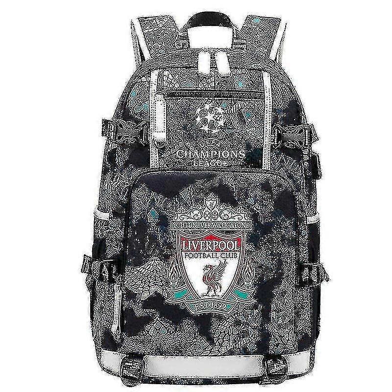 Liverpool Champions League Print Rucksack Freizeit Sport Tasche Multifunktionale Computer Tasche