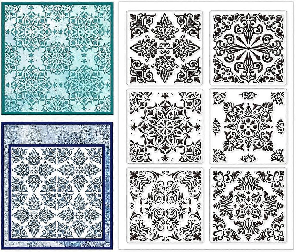 1Sheet Vintage Silicone Clear Stamp Seals