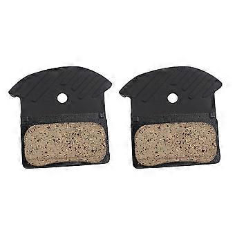 Pour Mountain Bike Deore Oil Disc Brake Pad J02a Résine Métal Dissipation de chaleur Feuille entrante