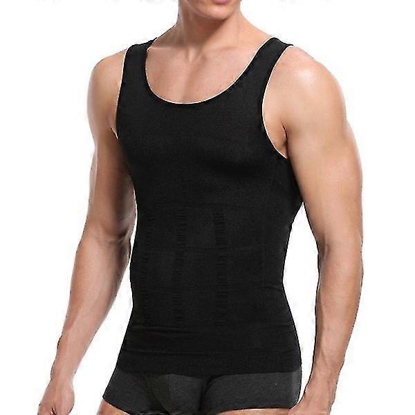 Compression Tank Top Men - Black Black