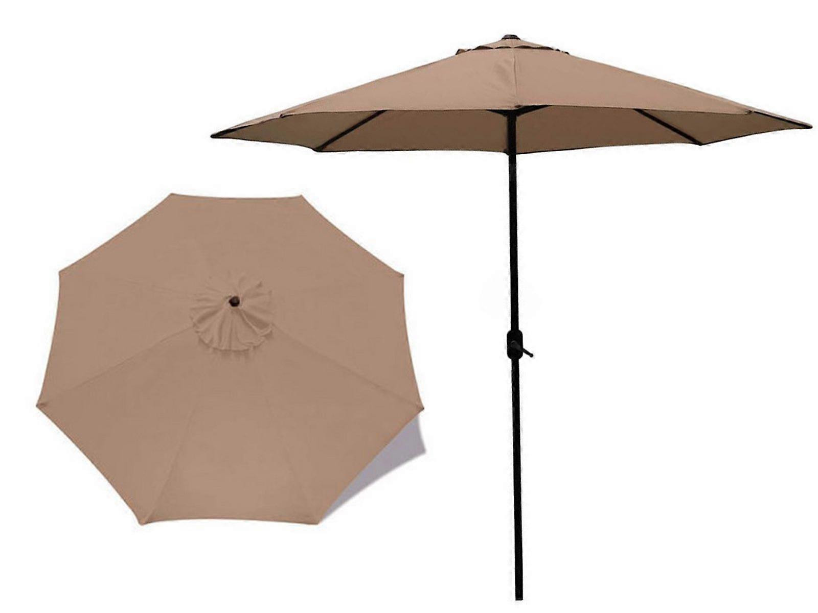 בד החלפת בד חאקי כיסוי שמשיה חיצוני לגינה XL