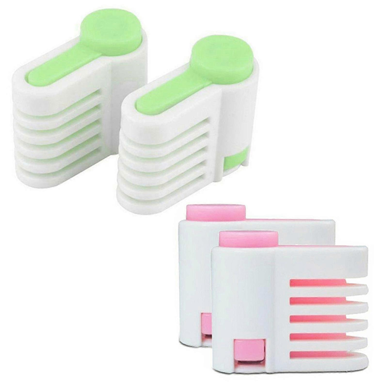 4pcs Cake Er Slicer 5 Different Thicknesses Bread Toast Cutting Fixator Practical Kit Gadts New