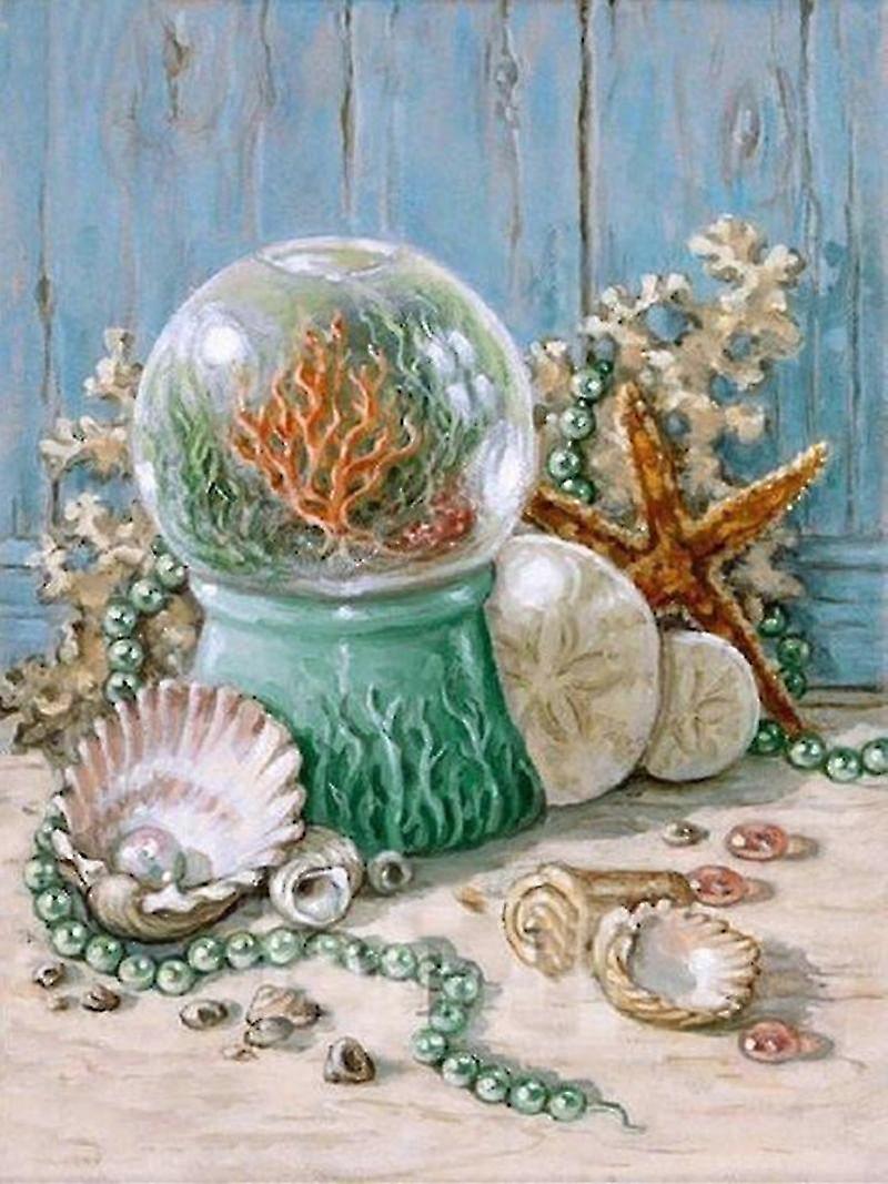 3d Diamond Mosaic Home Decor Diamond Embroidery Diy Diamond Painting Cross Stitch Kit Shell Globe