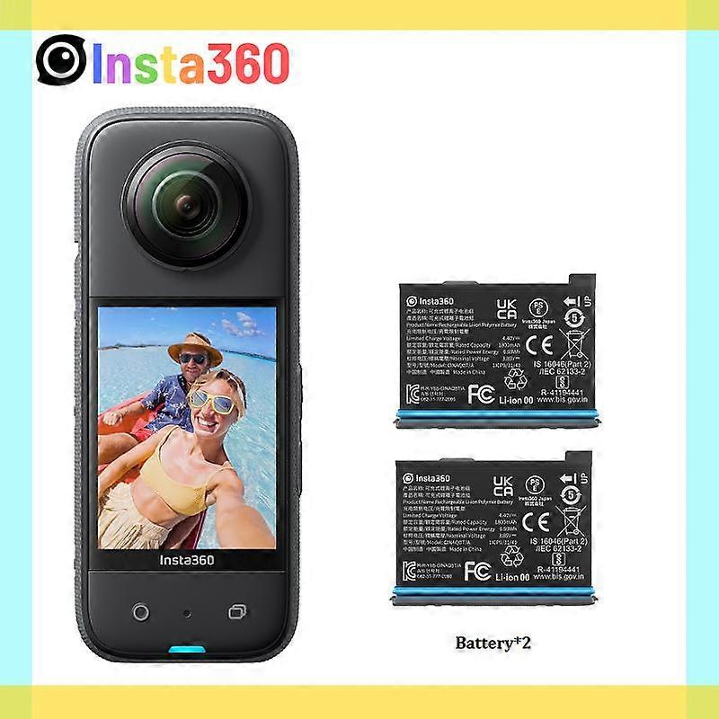 X3 2022 NEW LAUNCH Action Camera HDR 5.7K 360 72MP 2.29'' Touch Screen 1/2'' Sensor one x3 with battery bundles