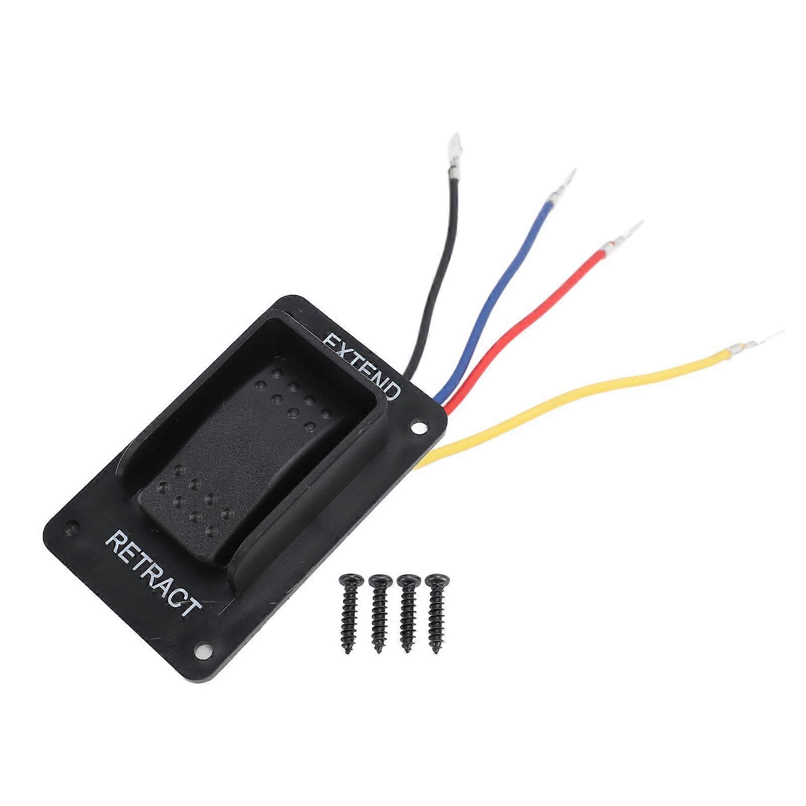 Power Stabilizer Switch with Harness Replacement 387874 12V Extend Retract Switch for RV Stabilizer Jack