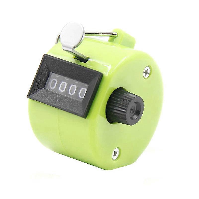 Plastic Mechanical Manual Counter Electronic Counter, Red, 4.5*3cm-green
