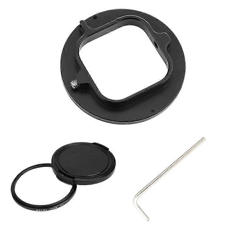 52mm Uv Lens Filter Adapter Ring For Go Pro Hero 9 Black