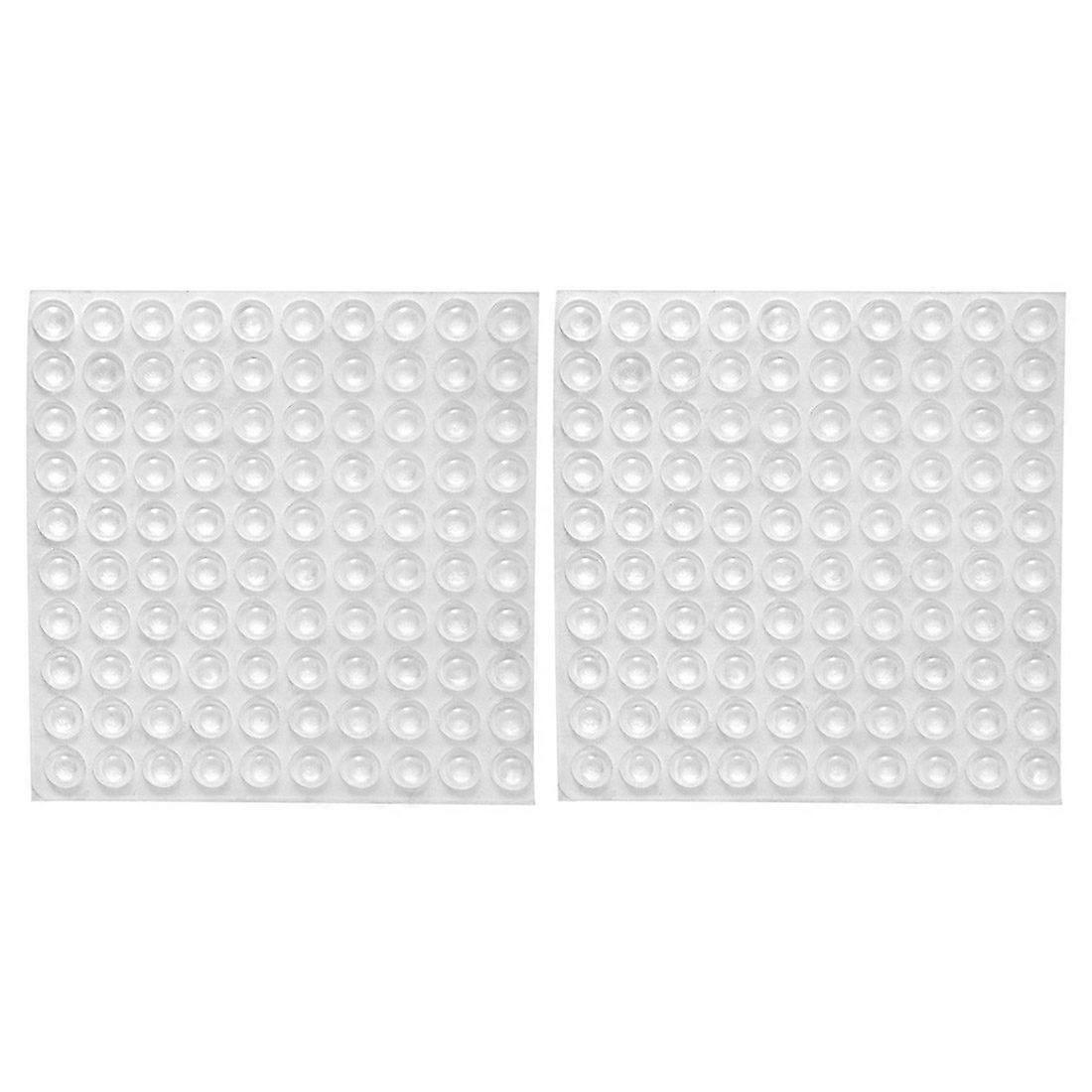 200x parent Adhésif Pare-chocs Coussinets Auto-adhésif Insonorisant Porte Armoire Tampon Tampons, 8 * 2,5 mm