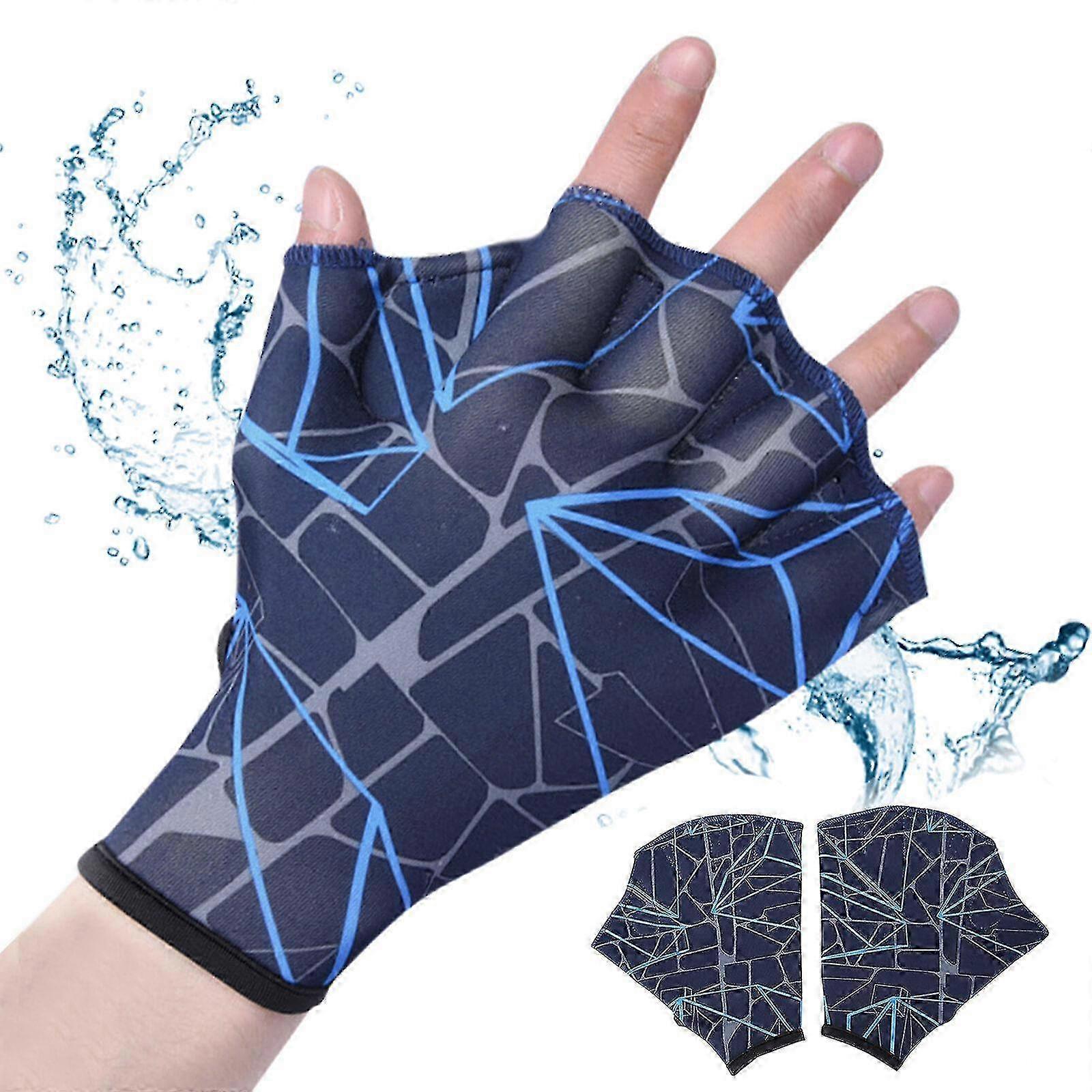 Schwimmflossen, halbgeschnittene Flossen, Tauchhandschuhe, Trainingsflossen zum Paddeln