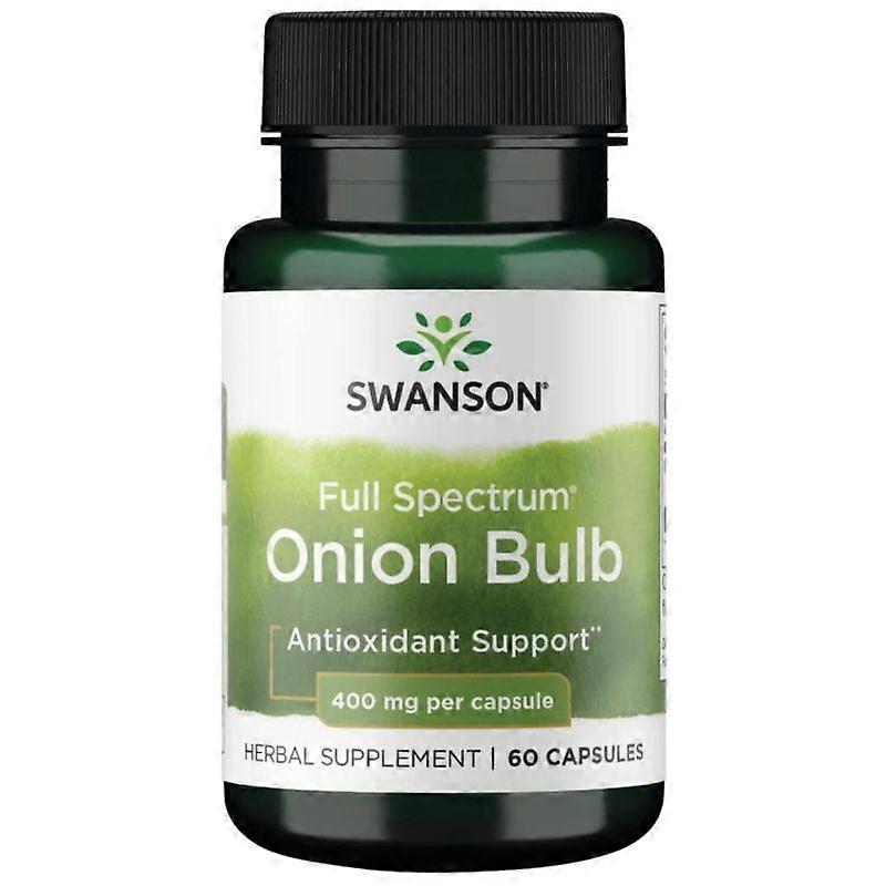 Swanson Full Spectrum Onion Bulb 400mg Capsules 60