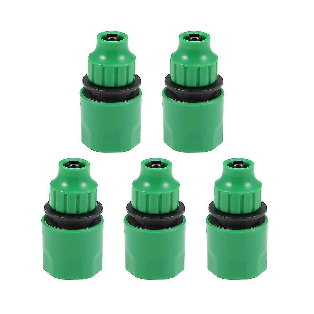 Quick Connector Hose Pipe Adapter Fitting 8mm Inner Diameter Hose Tubing For Garden Irrigation System 5pcs