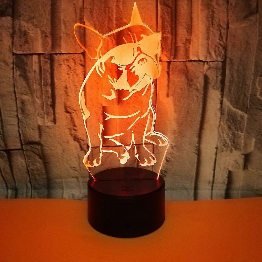 3D nattlys, cyberpunk-stil med flerfargede mønstre, smart sensor og fargerike moduser, ideell for soverom, stue og studie (crack)