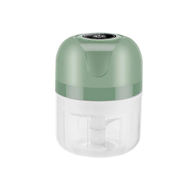 Electric Garlic Press Wireless Water-proof Plastic Simple Operation Electric Meat Grinder Kitchen Tools