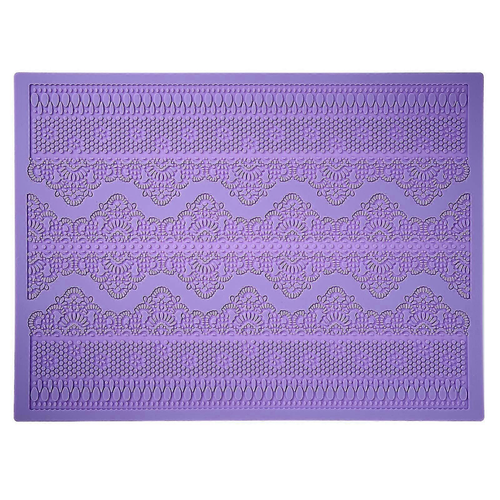 Cake Lace Mold Emboss Cake Fondant Mold Silicone Mat Diy Decorating Tools For Cake Bread Mousse Cake Decorating