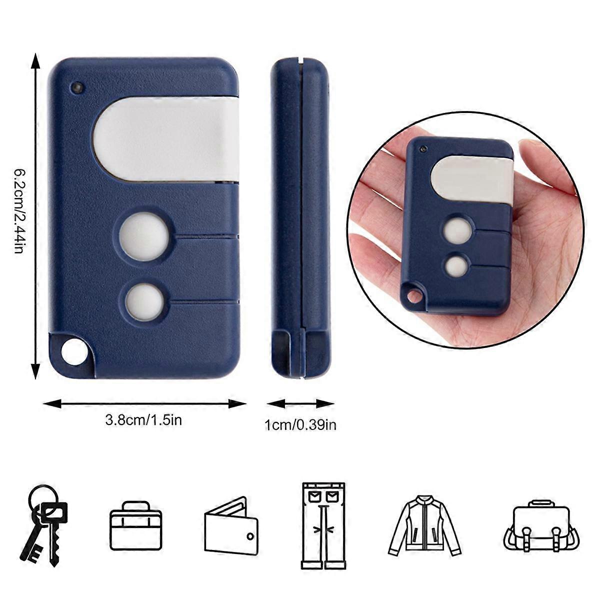 3pcs Garage Door Remote 433.92mhz,3-Button Opener Control Compatible ...