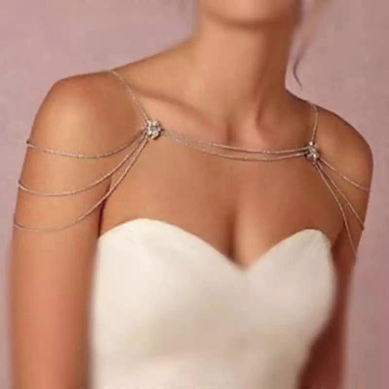 Flower Shoulder Chain Wedding Accessories