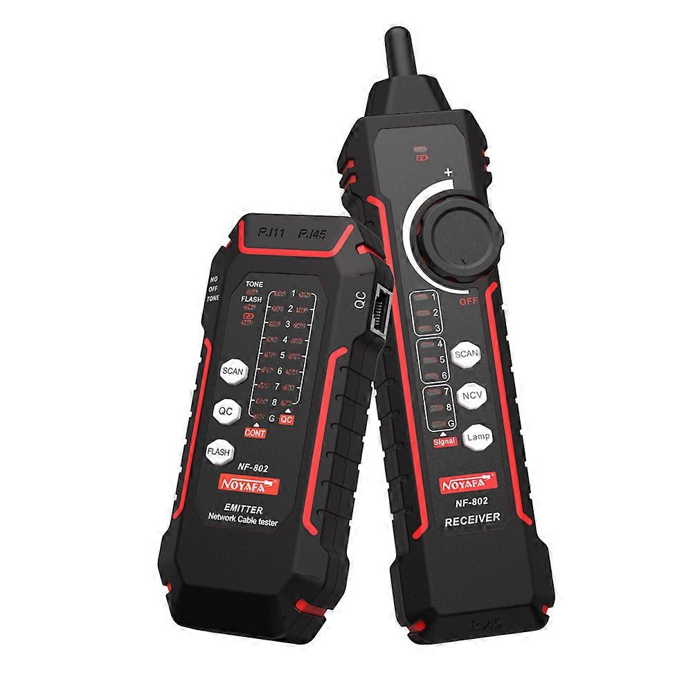 NF-802 RJ11 RJ45 Telephone Wire Finder Tracer Toner Ethernet LAN Network Cable Tester Anti-Interference Line Finder
