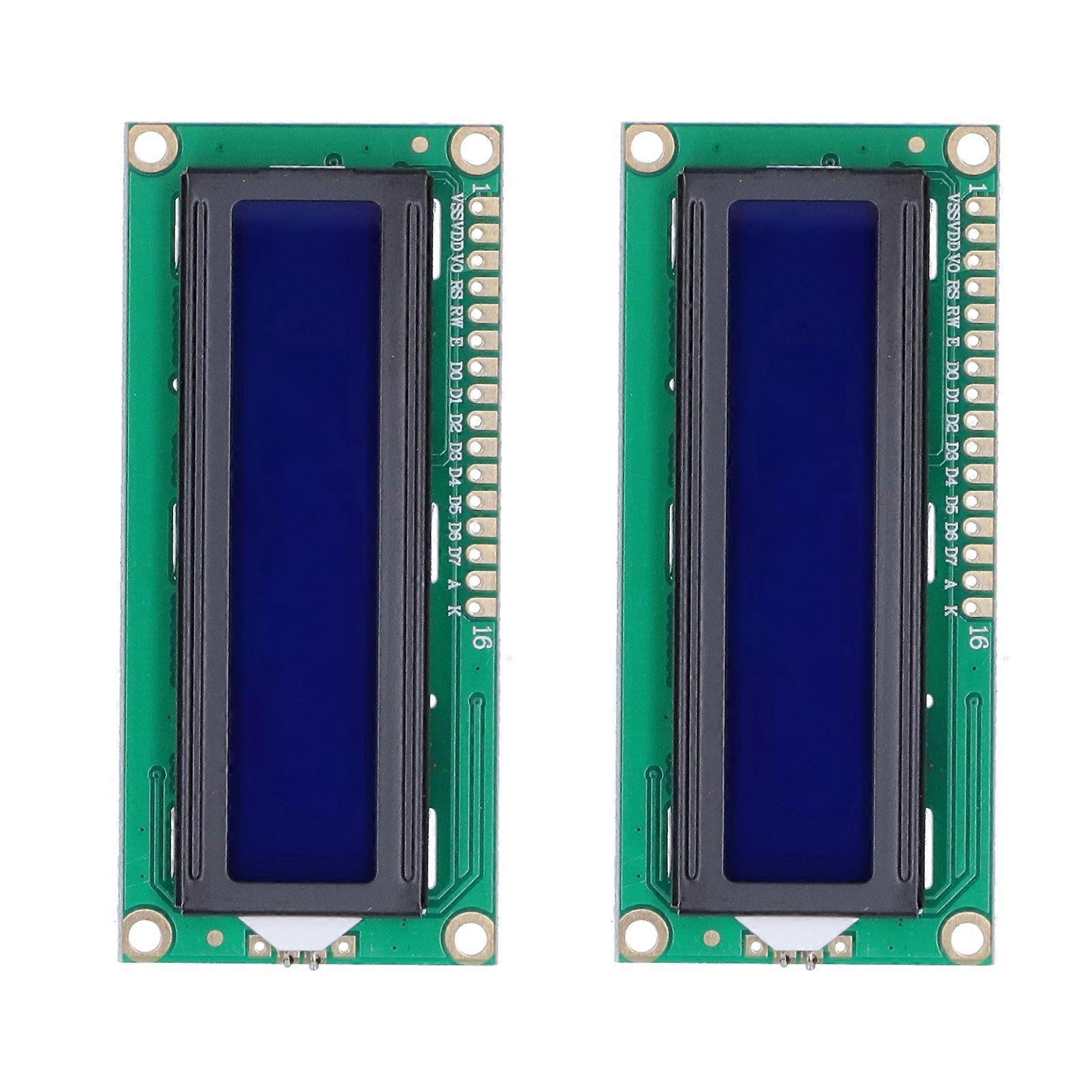 2Pcs SingleChip Microcomputer Module LCD Display Robot Accessories Test Develop DC5V 1602