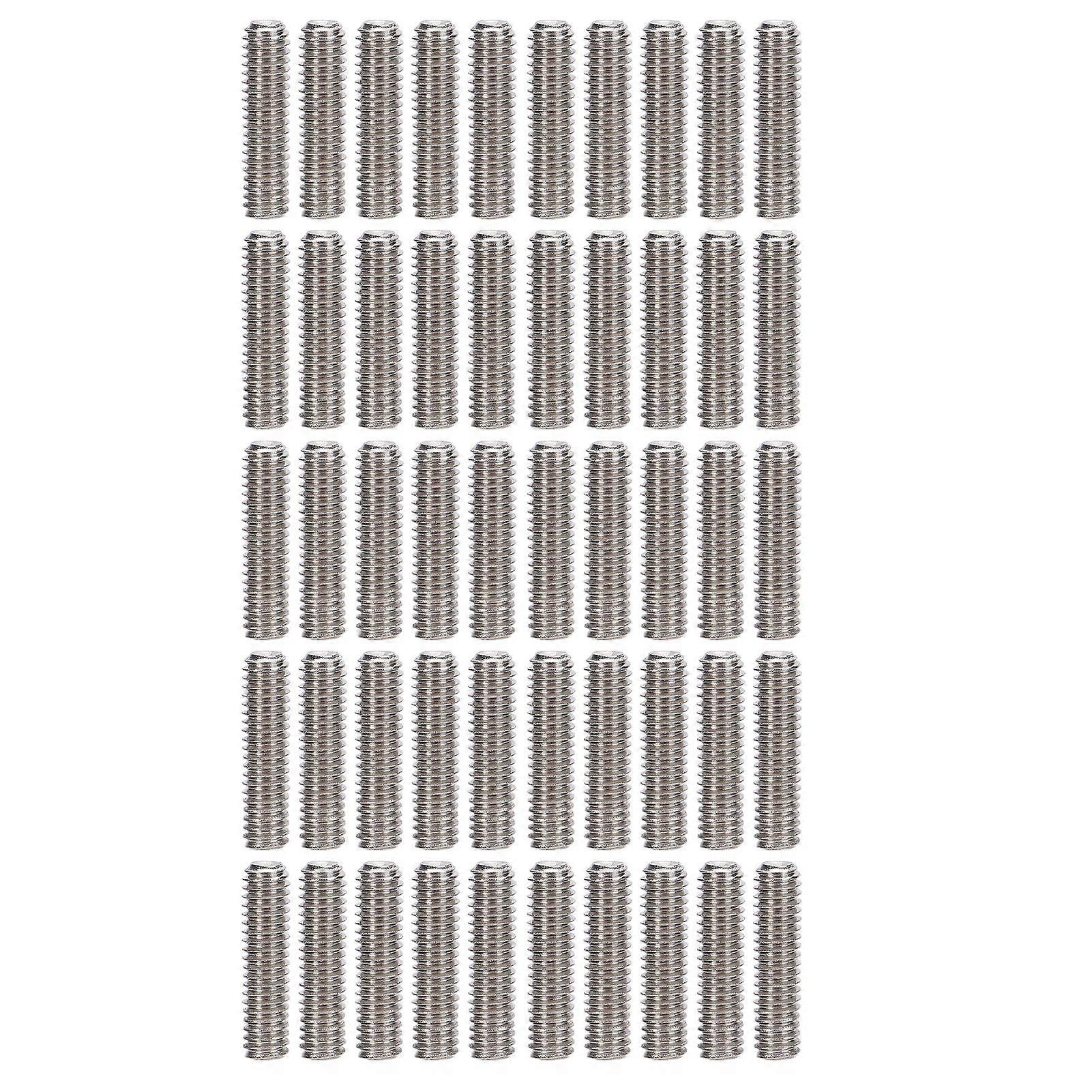 50Pcs Vis de réglage A2 ?70 Vis sans tête en acier inoxydable Kit d’assortiment Fixations de quincaillerie SetM2.5x10