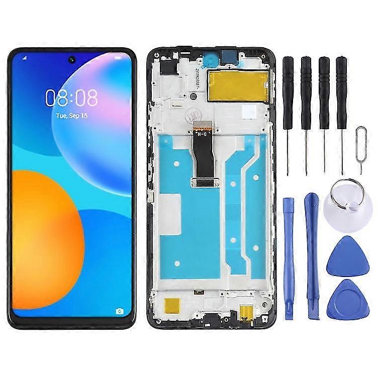 Lcd Screen With Frame Compatible with Huawei P Smart 2021-