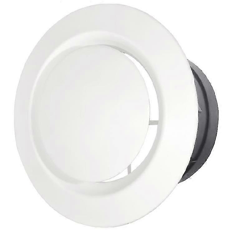 דיסק אוורור Rv עגול מתכוונן שקע אוויר לבן שקט (1pcs, לבן)