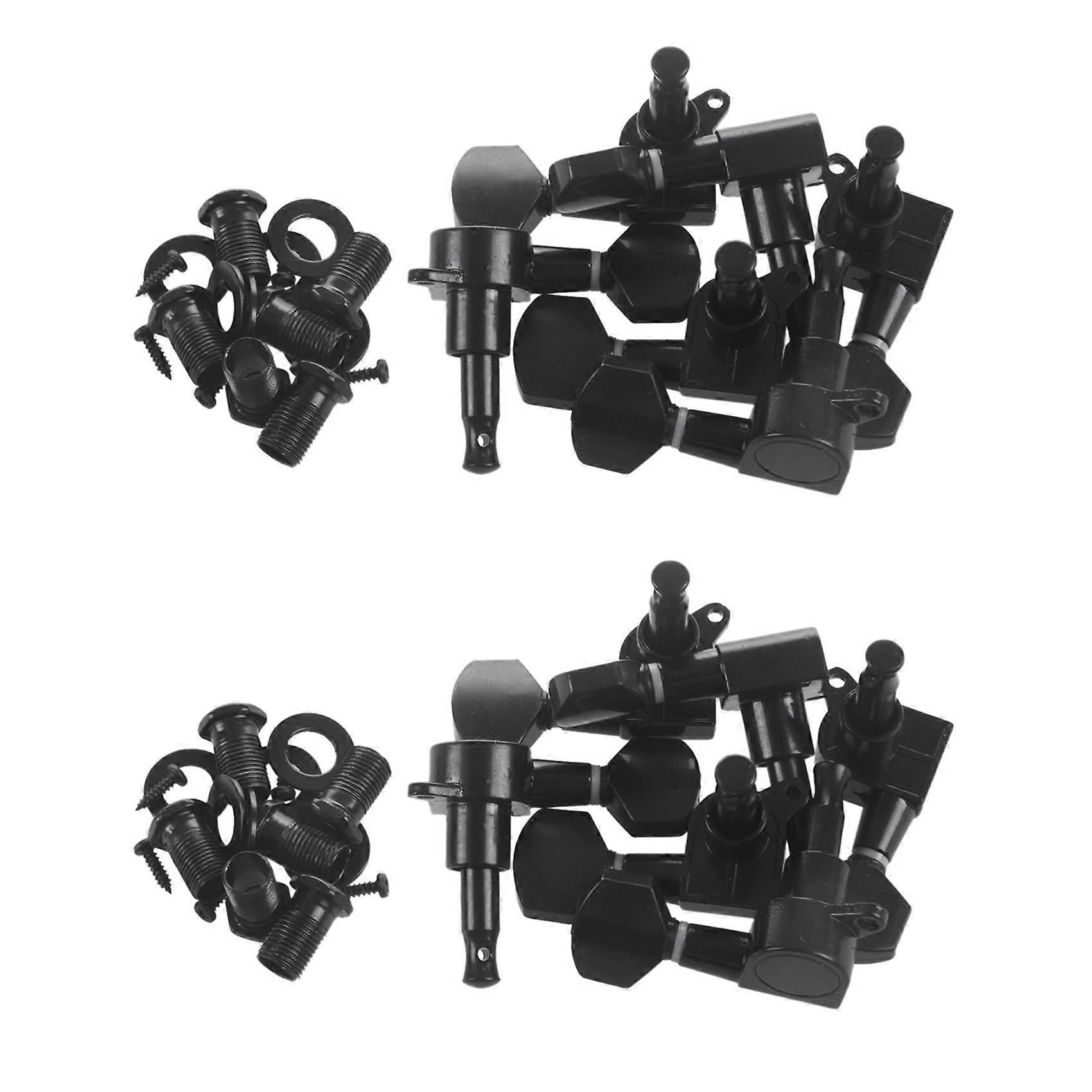 2set Guitar Sealed Small Peg Tuning Pegs Tuners Machine Heads for Acoustic Electric Guitar Guitar P