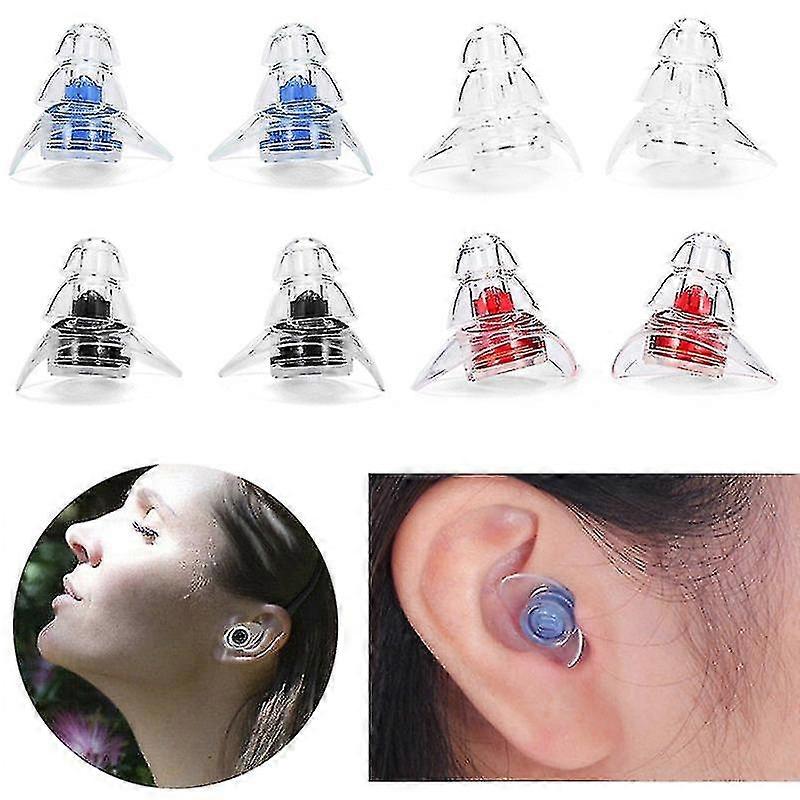 Bouchons d’oreille Isolation acoustique Portable Silicone Protection d’oreille Bouchons d’oreille Anti Bruit Ronflement Bouchons de sommeil pour la réduction du bruit 1pair