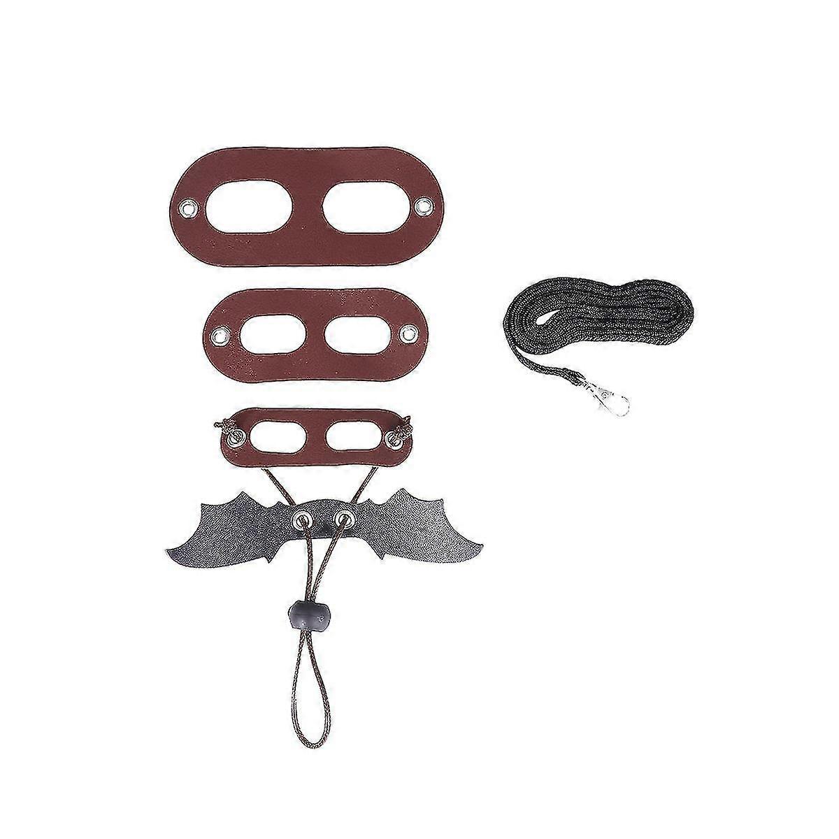 1セットペットトラクションロープクリエイティブ実用的なハーネスプルロープストラップトラクションロープトカゲリス爬虫類