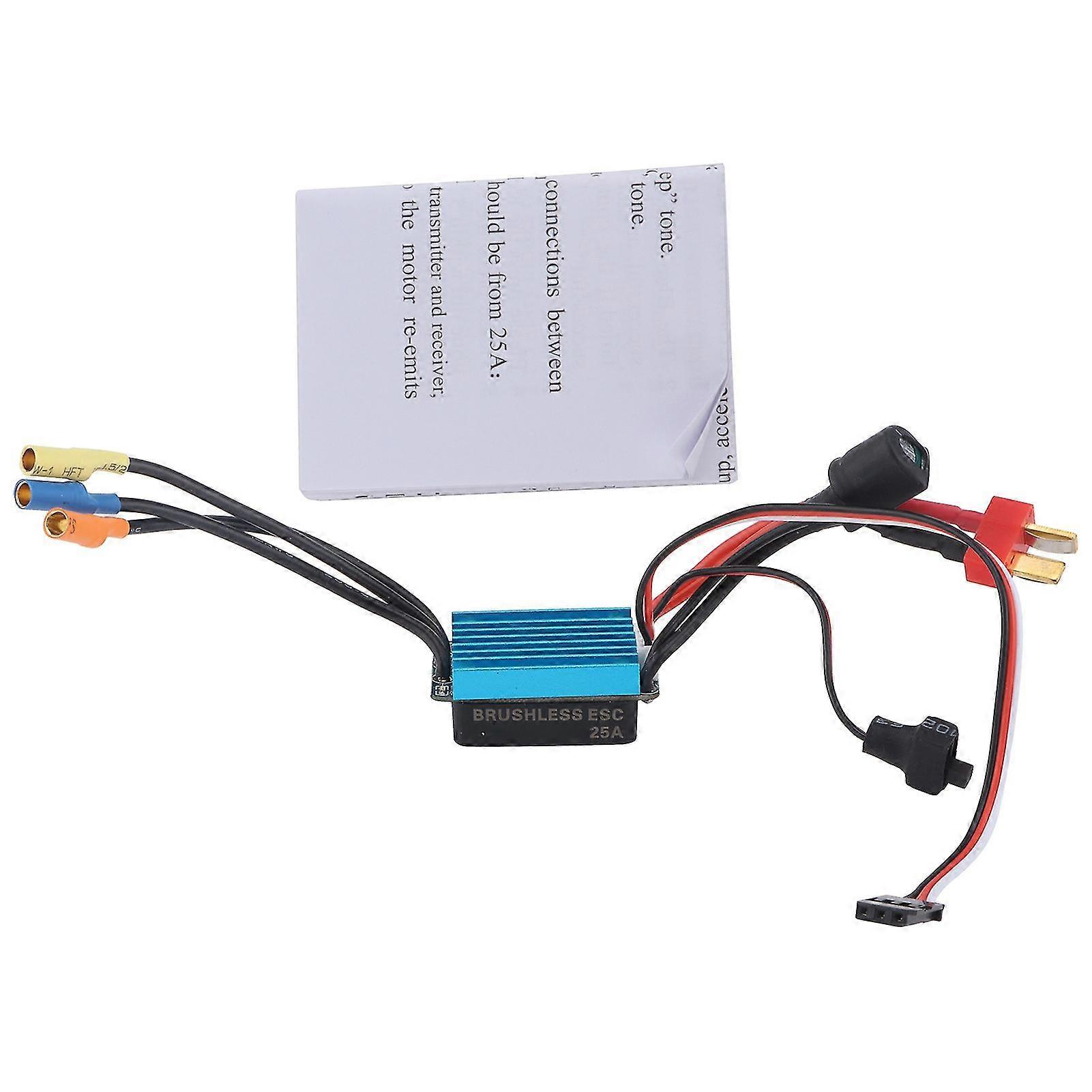 25A Waterproof Brushless RC Boat ESC Speed Controller