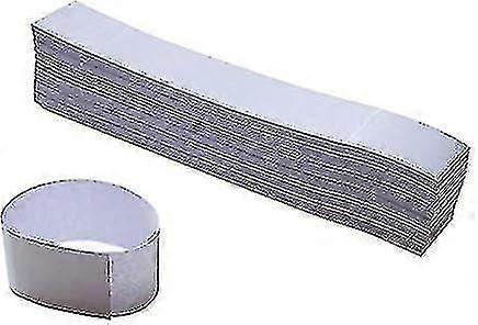 300 άσπρες αυτοκόλλητες ζώνες χρημάτων λουριών νομισμάτων Kraft για τους λογαριασμούς