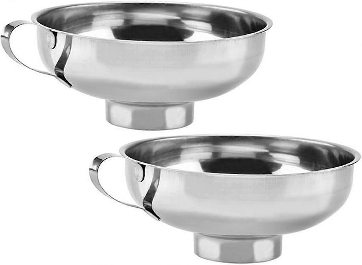Stainless steel jam funnel with handle