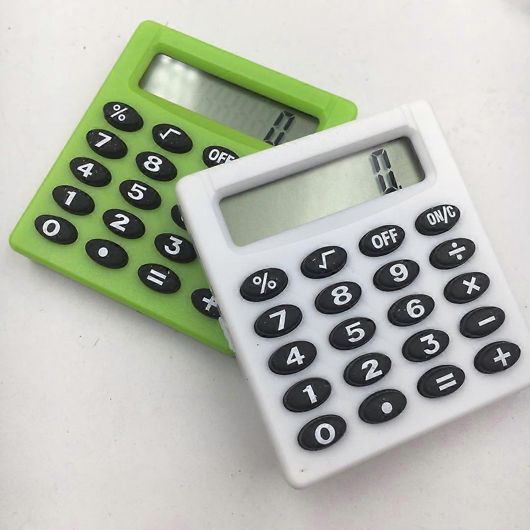 Basic Office Calculators - Standard Function Mini Portable Pocket 8-Digit Electronic Calculator - Student School Supplies