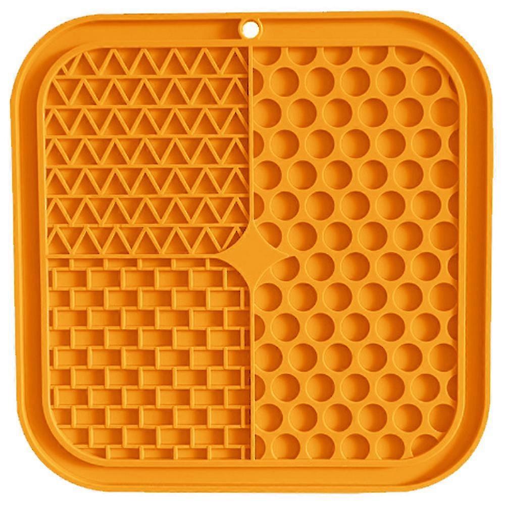 2 Pcs Large Dog Licking Pads,slow Feeding With Suction Cups.