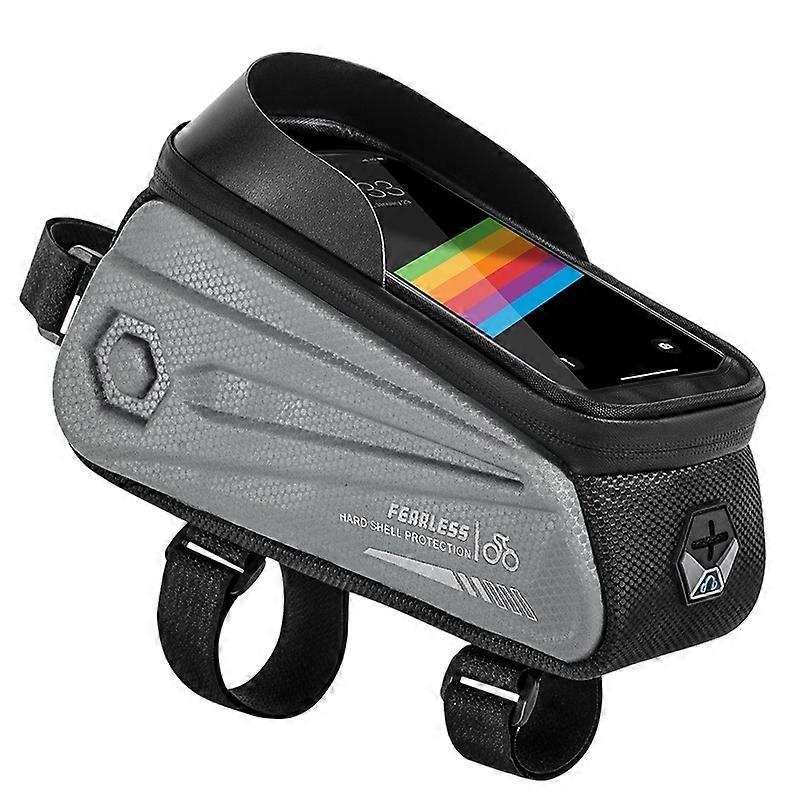 Bicycle Bag EVA Hard Shell Front Beam Bag, Size: 1.7L