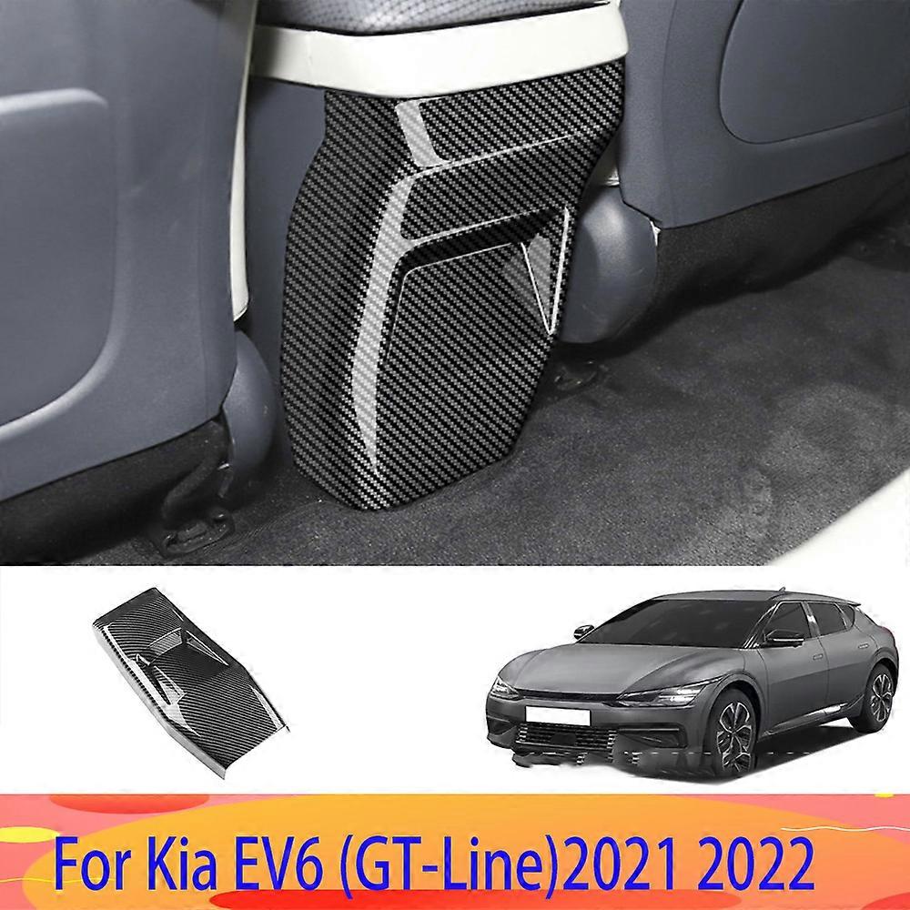 thumbnail image 2 of Carbon Fiber Style Dashboard Air Vent Outlet Cover Trim For Kia Stinger 2018-2023 2 of 6