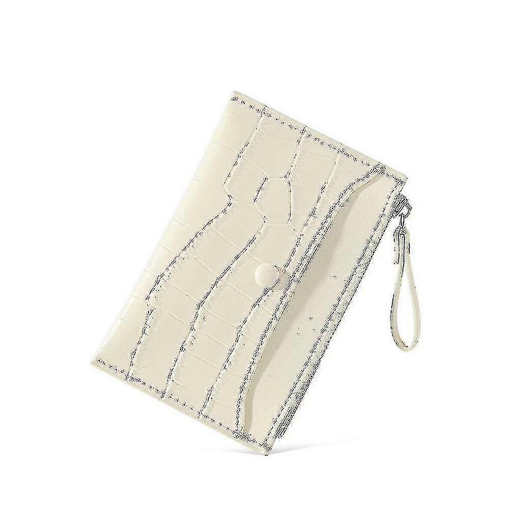 المرأة سليم محفظة الحجر نمط بطاقة الهوية غطاء سستة حامل بطاقة ميني المال كليب